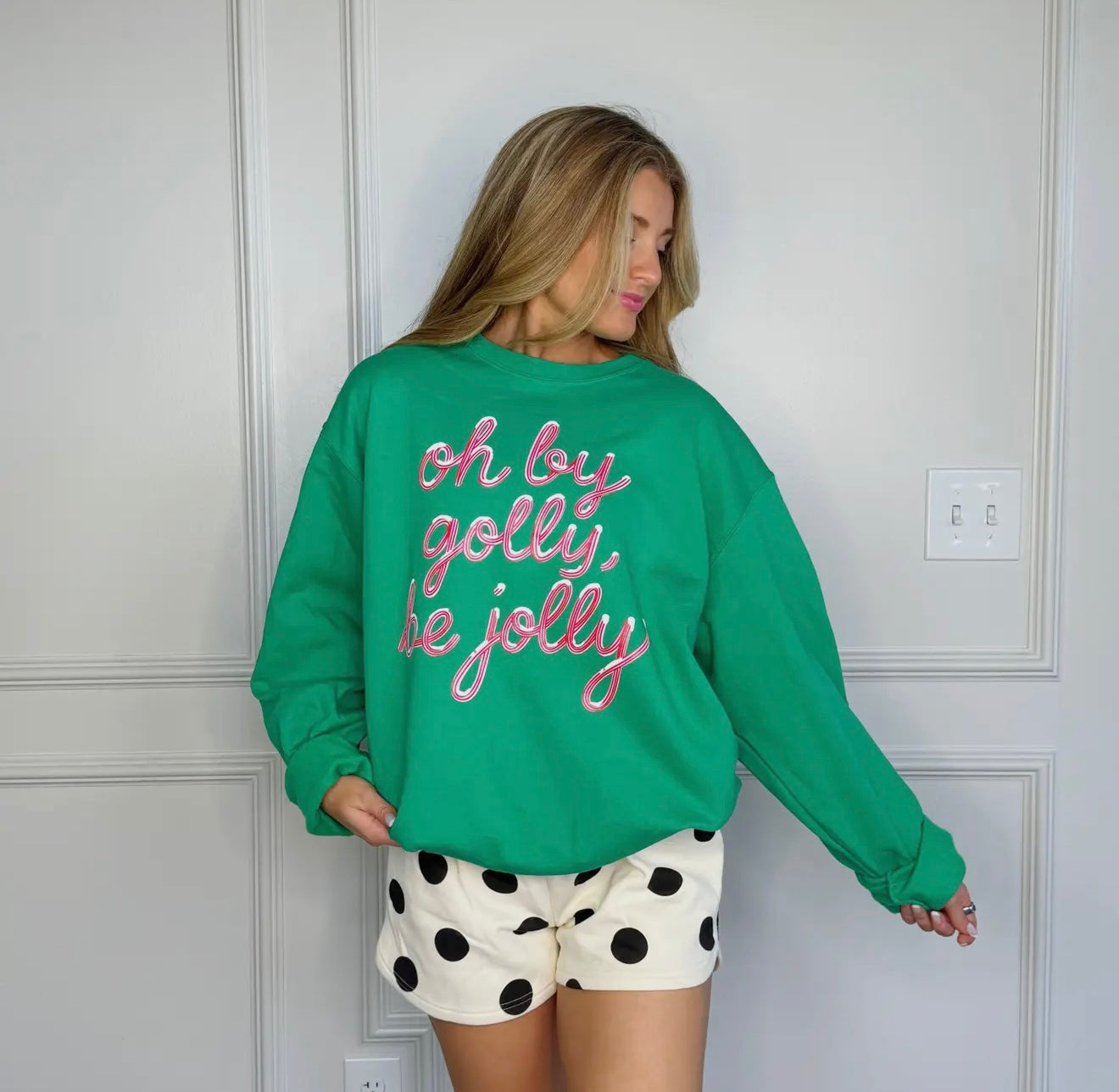 Polka dot shorts