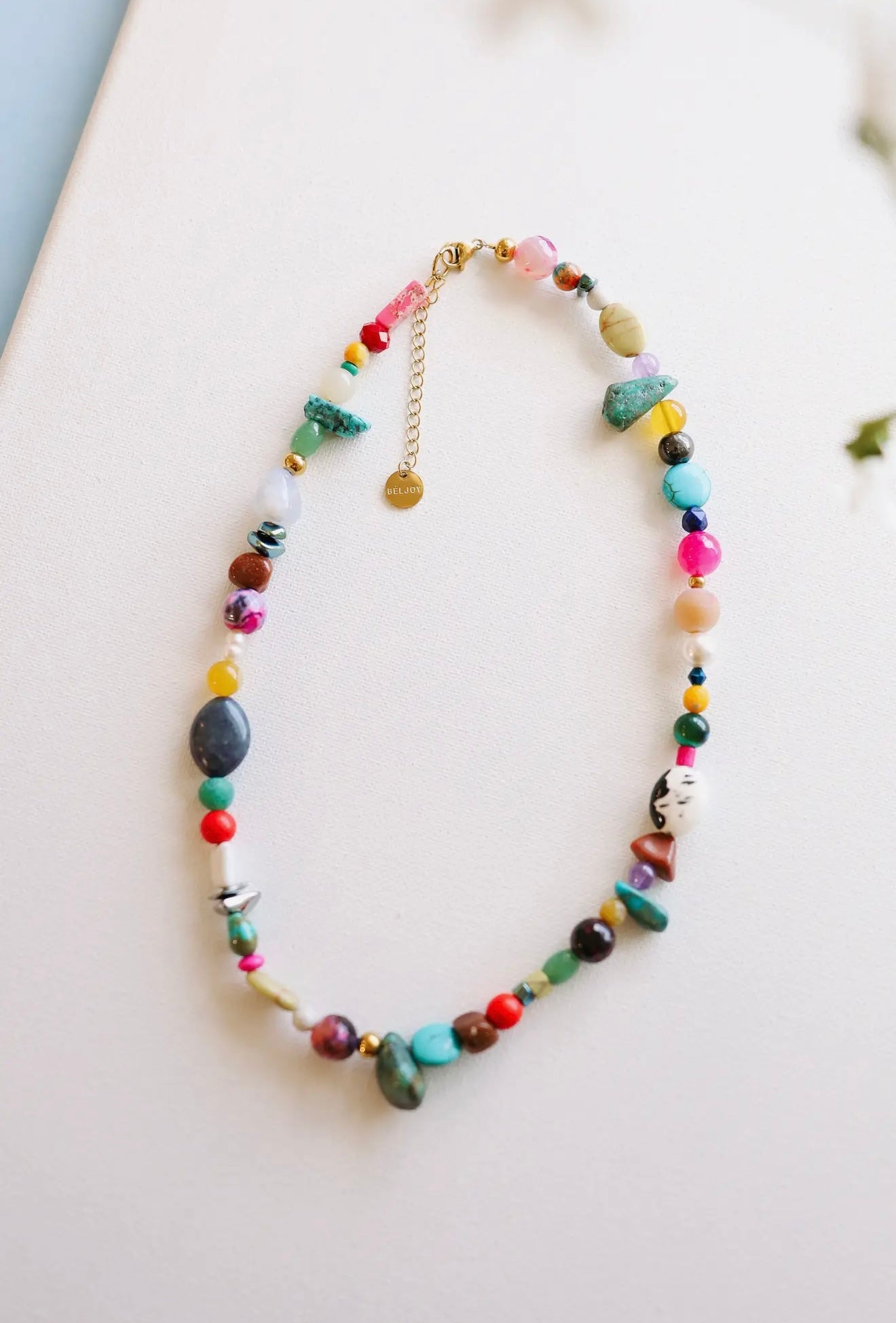 Stevie colorful beaded necklace