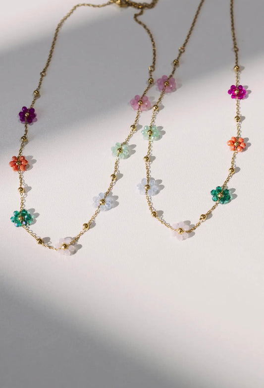 Flower Child Beaded Necklace